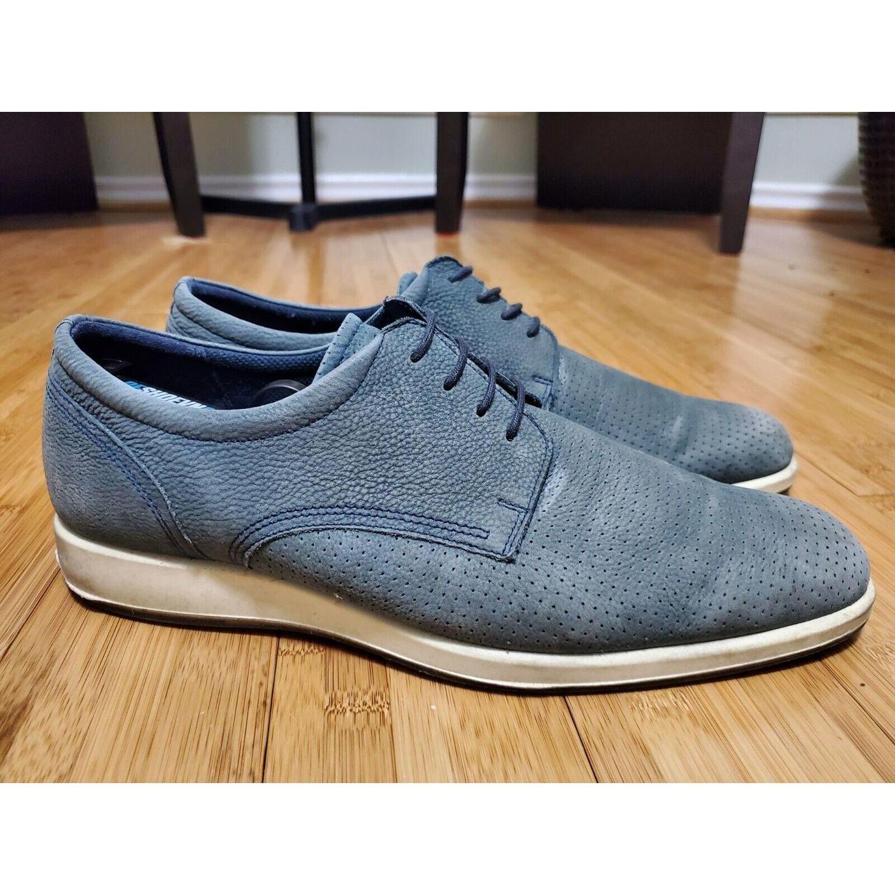 Ecco Mens Jared Tie Oxford Shoes Sz 45 11) Depop