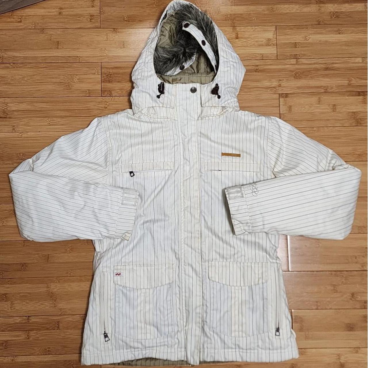 Foursquare Snowboard Jacket Women s L White Winter. Depop