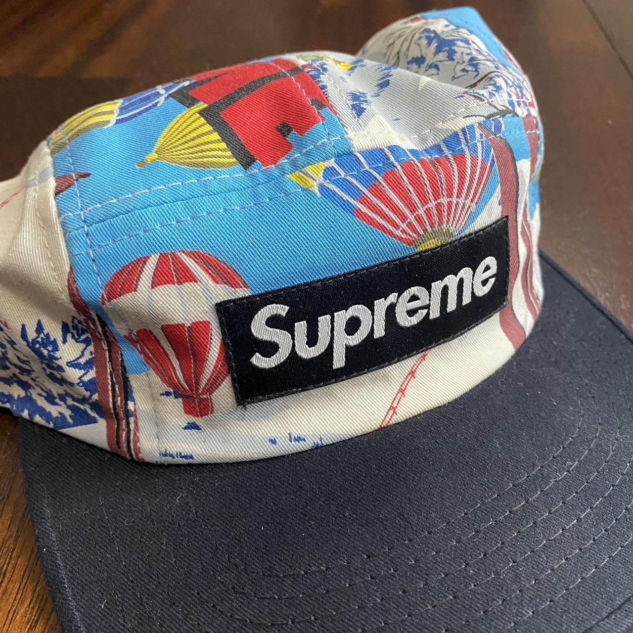 Supreme Ballon Lodge Camp Cap, Black Brim &...