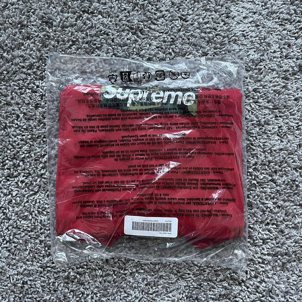 Supreme Camo Box Logo Tee Size Large Red Released... - Depop