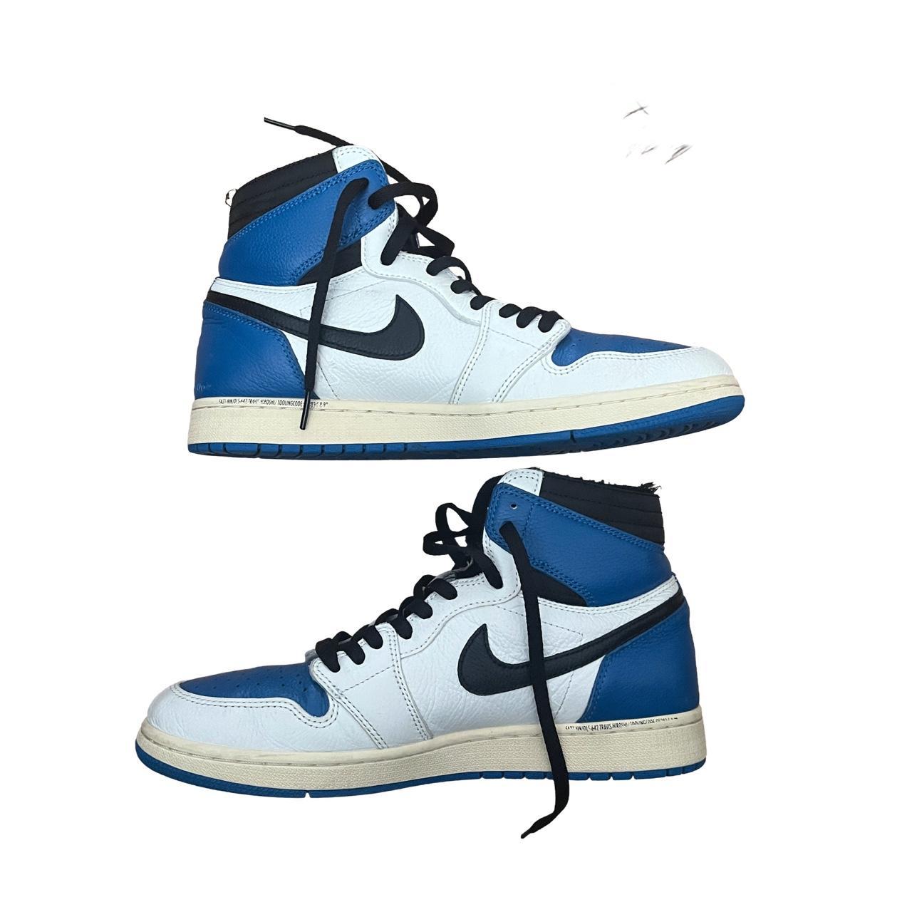 Travis Scott Men's Sneakers - Blue/White - US 10 … - image 4