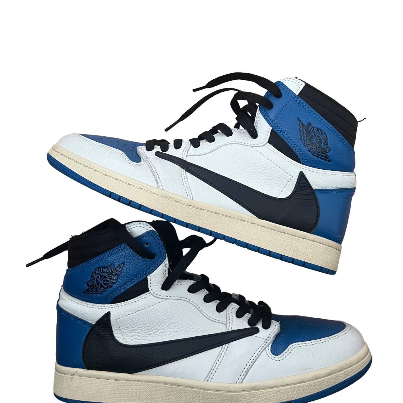 Travis Scott Men's Sneakers - Blue/White - US 10 … - image 3