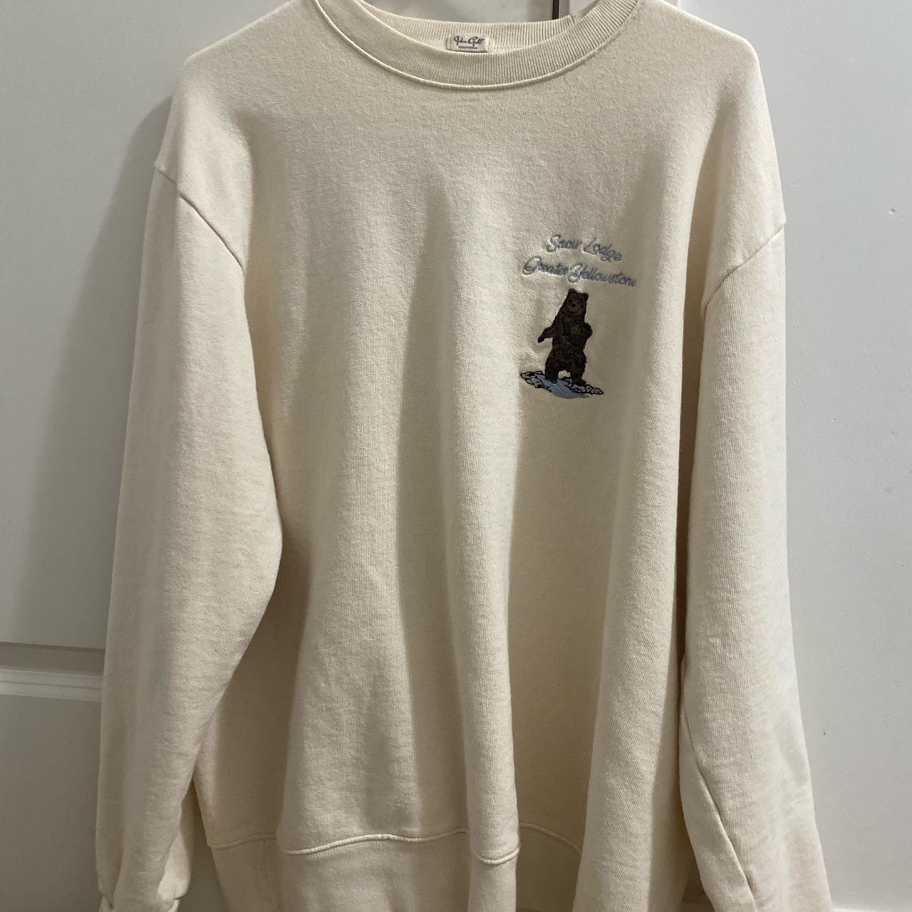 brandy melville snow lodge sweatshirt fits xsm... Depop