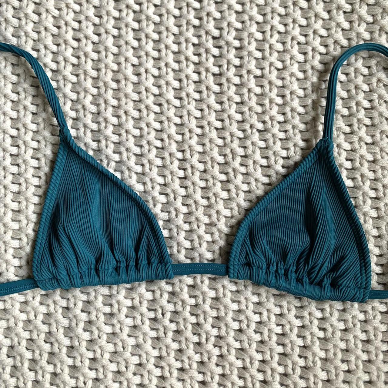 Kulani Kinis Women's Blue and Navy Bikini-and-tankini-tops | Depop