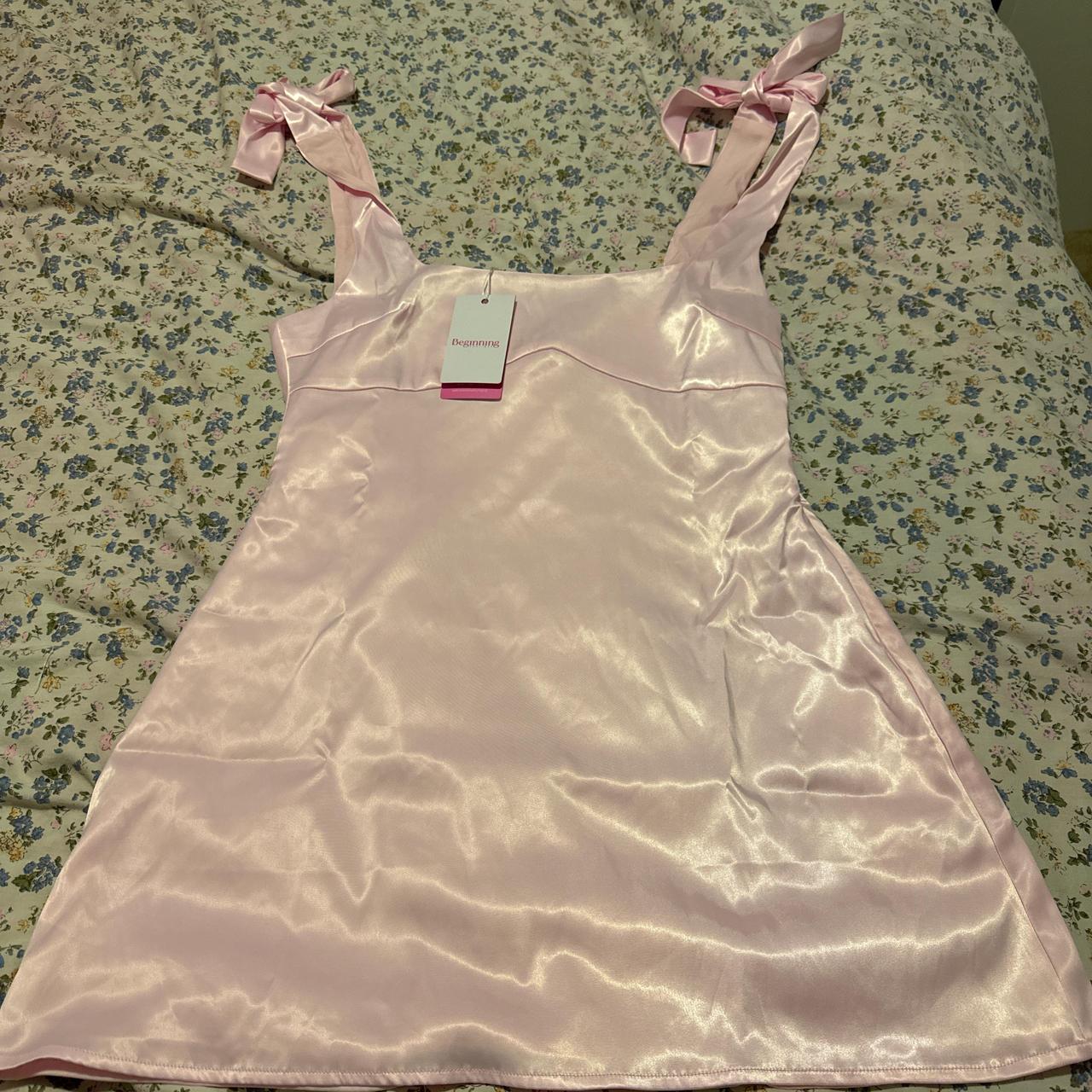 jaycee baby pink mini dress brand new never worn Depop