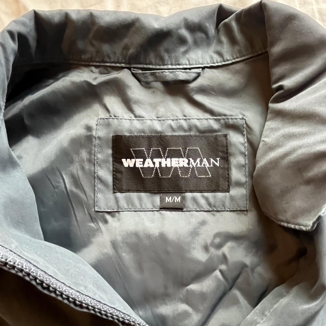 weatherman men’s medium waterproof jacket light... - Depop