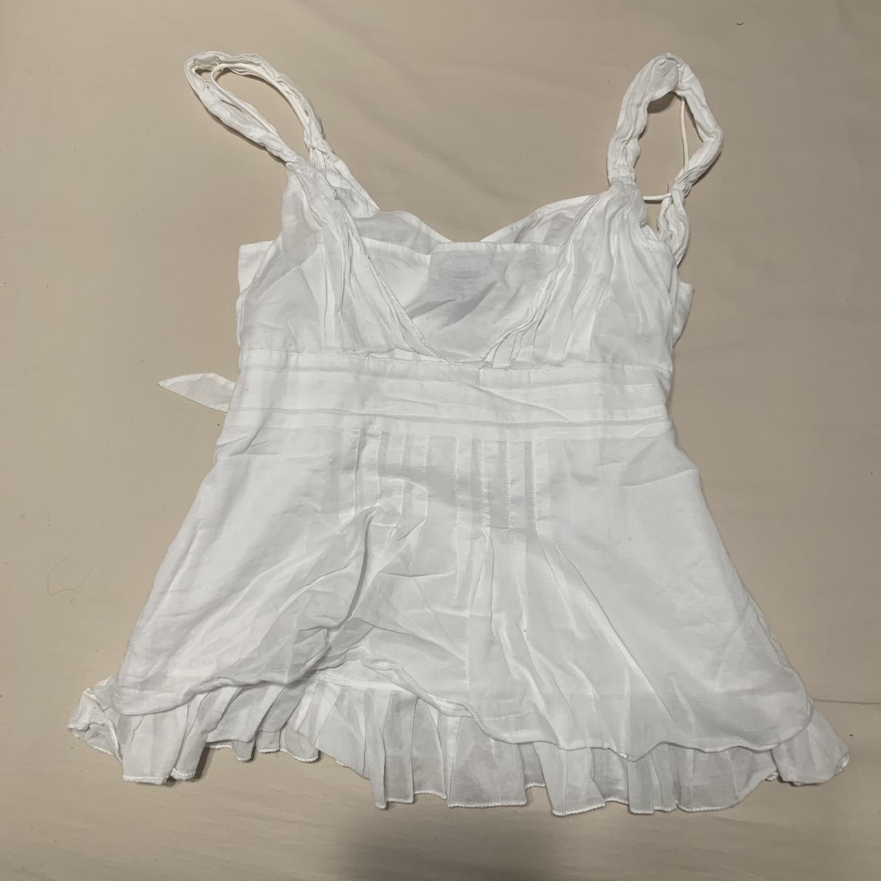 Ann Taylor Women's White Blouse (2)