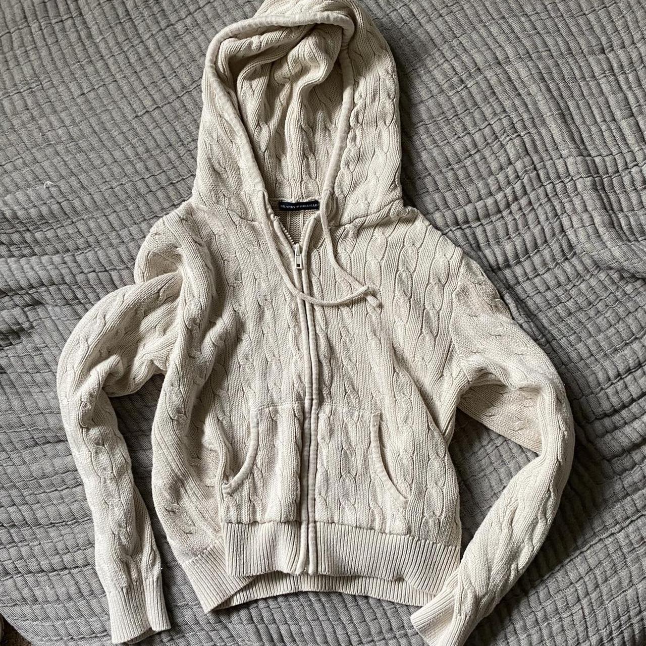 ayla cable knit sweater brandy melville Depop