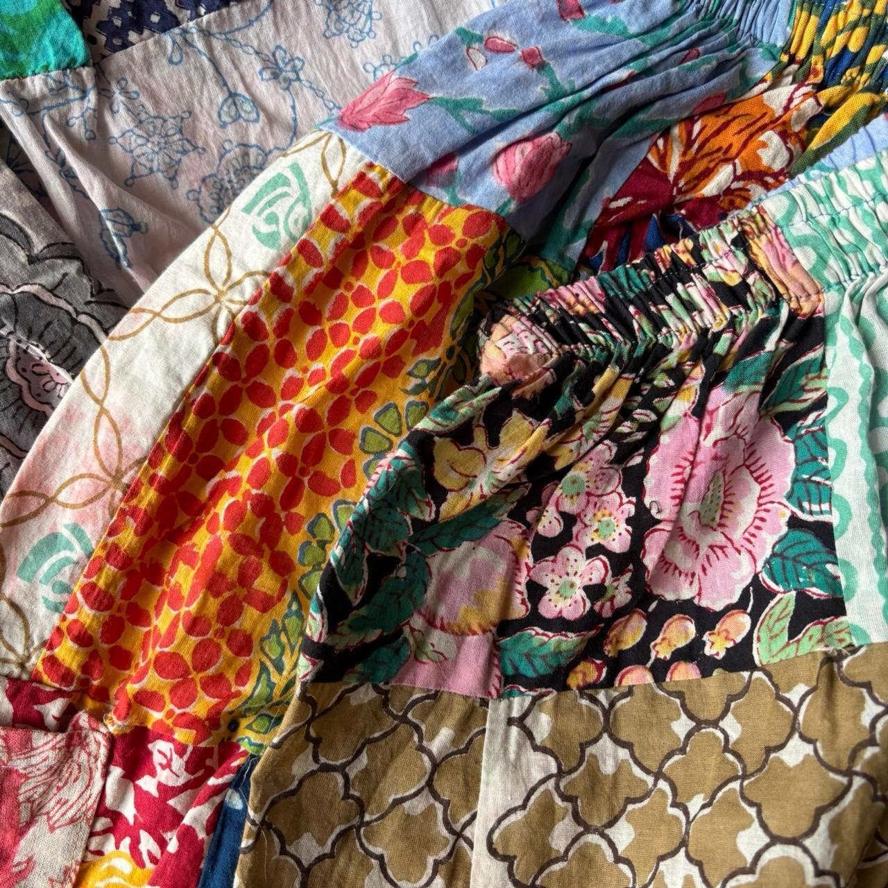 Women's Patched Pants - Multi/Blue - S – Funky pa… - image 8