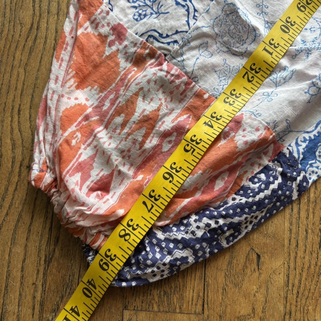 Women's Patched Pants - Multi/Blue - S – Funky pa… - image 7