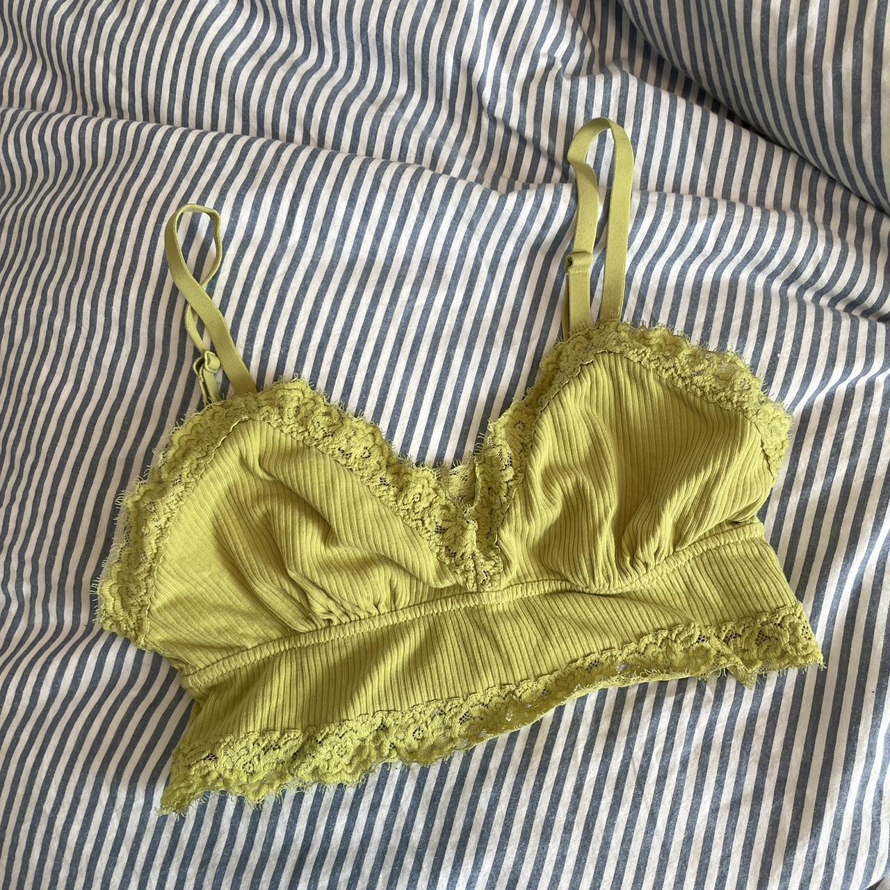 Aerie Womens Green Bra Depop