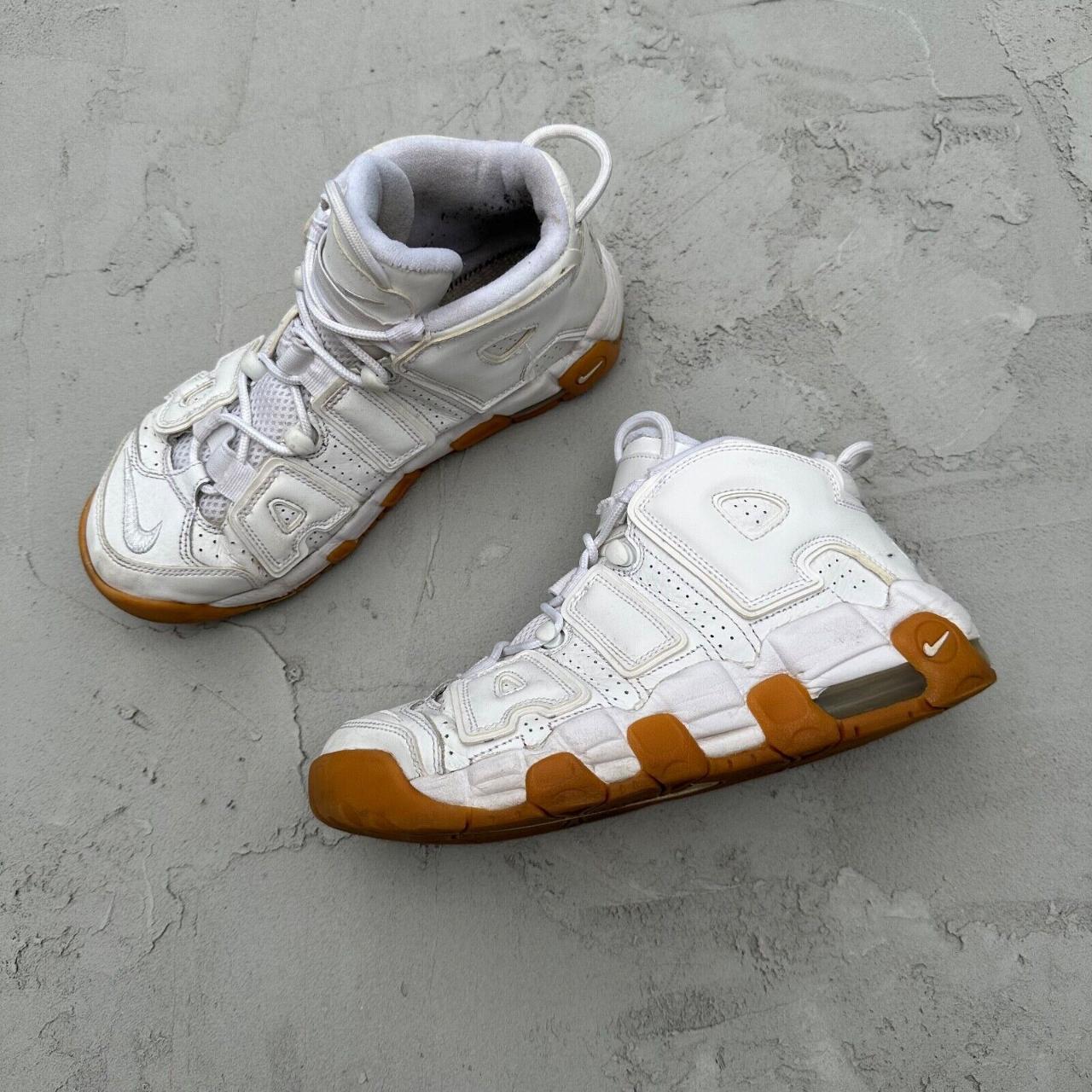 uptempo nike all white