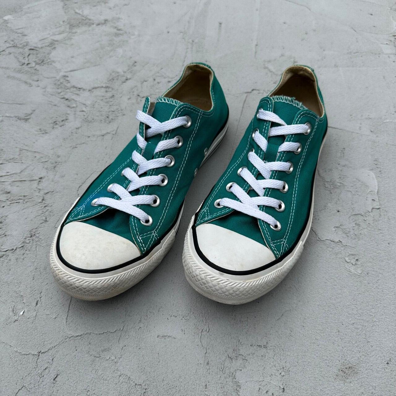 Dark teal deals converse