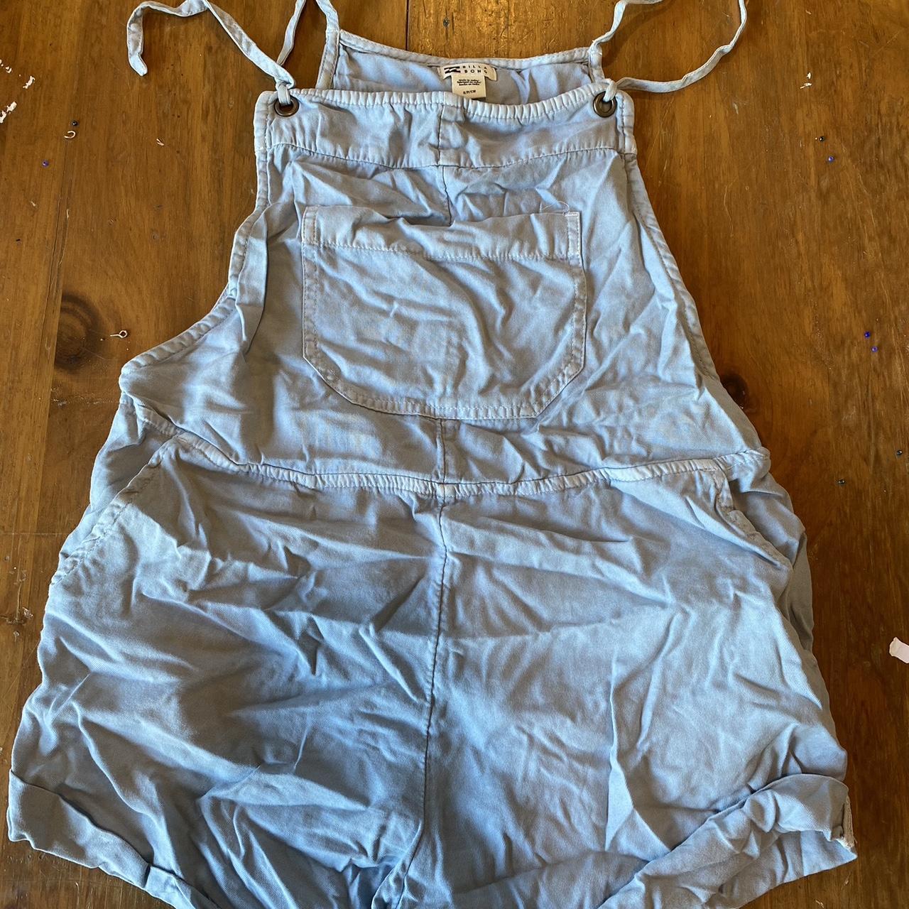 Billabong Women's Blue Dungarees-overalls (3)
