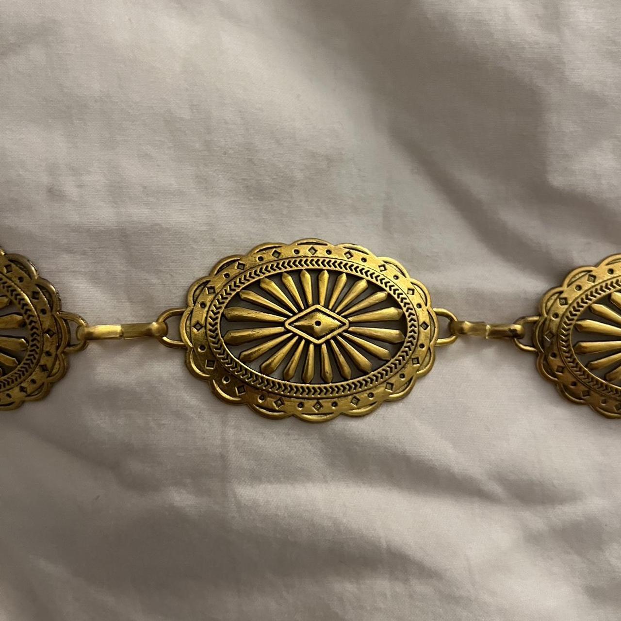 Gold chain belt. So stunning. Brings every outfit to... - Depop