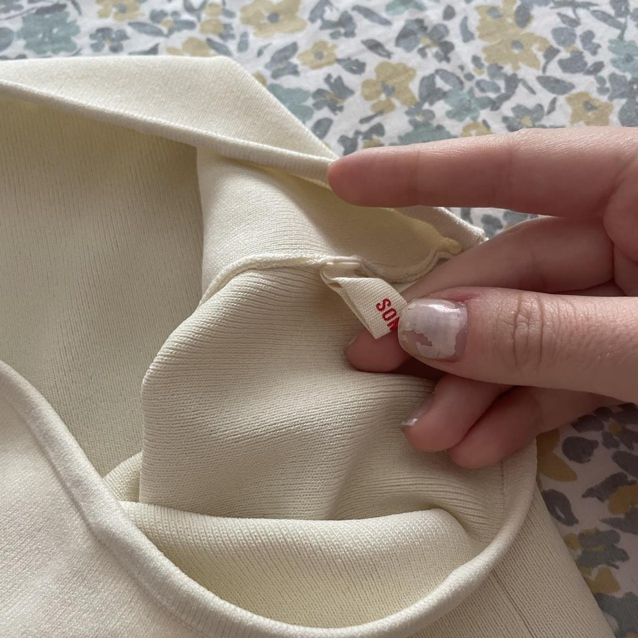 Source Unknown Women's Blouse - Cream - XS – Sour… - image 3