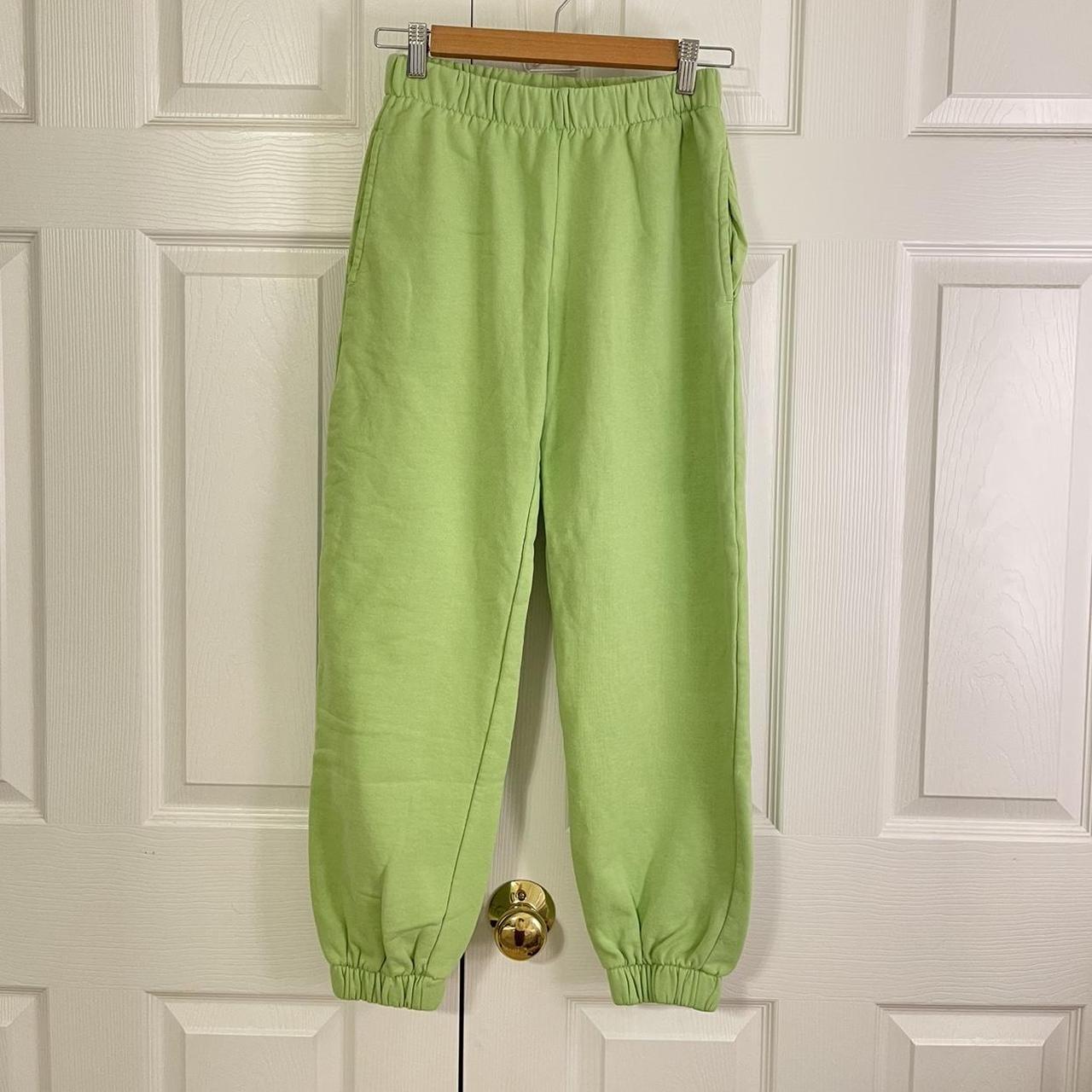 green rosa sweatpants