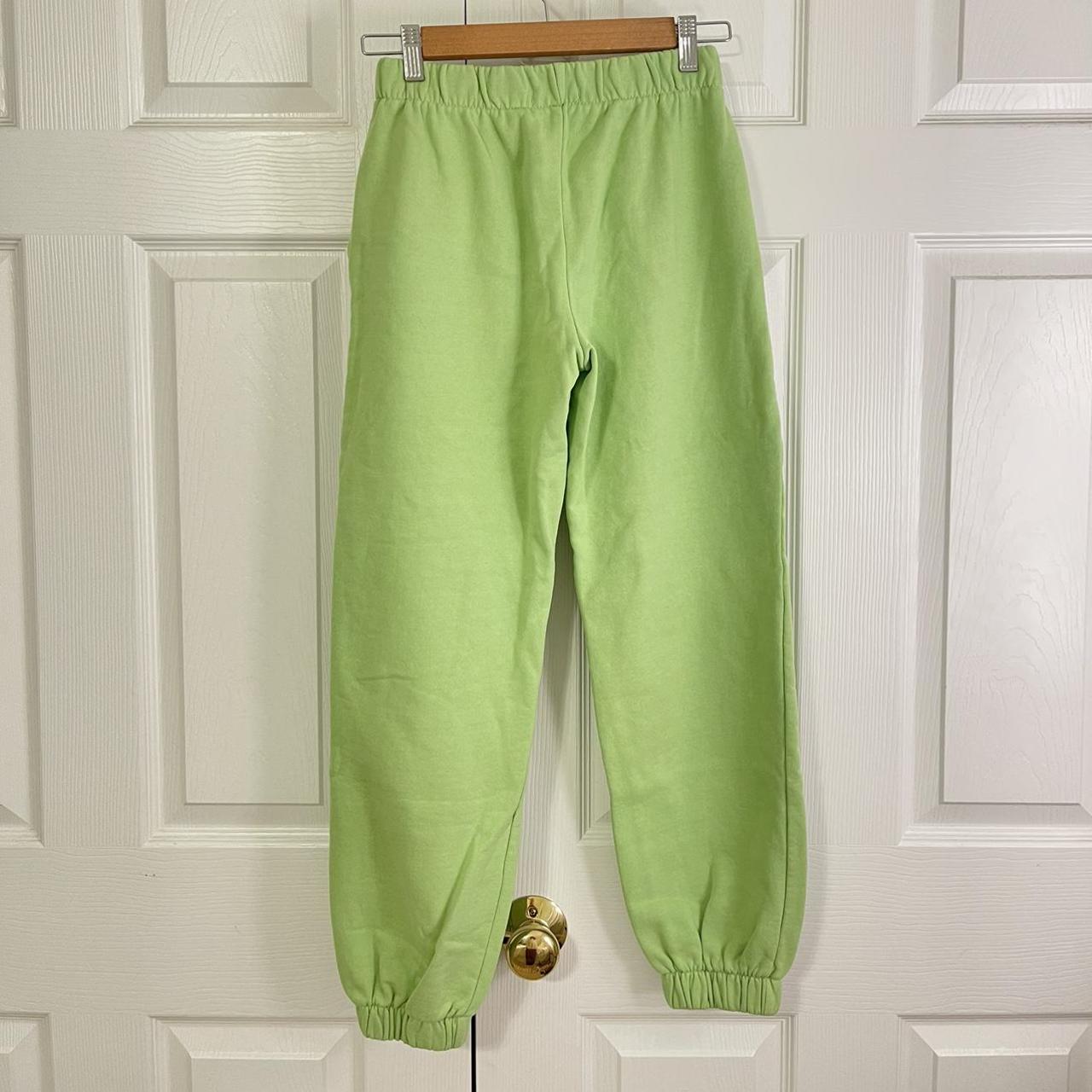 Brandy Melville green Rosa sweatpants | excellent... - Depop