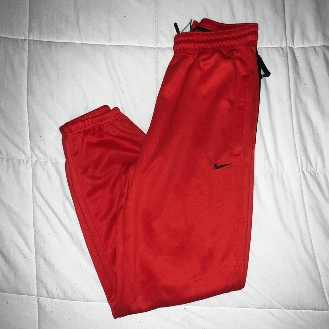 mens red nike sweatpants