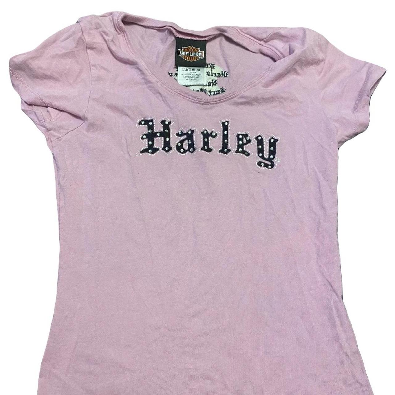 Harley Davidson pink top! #harelydavidson... - Depop