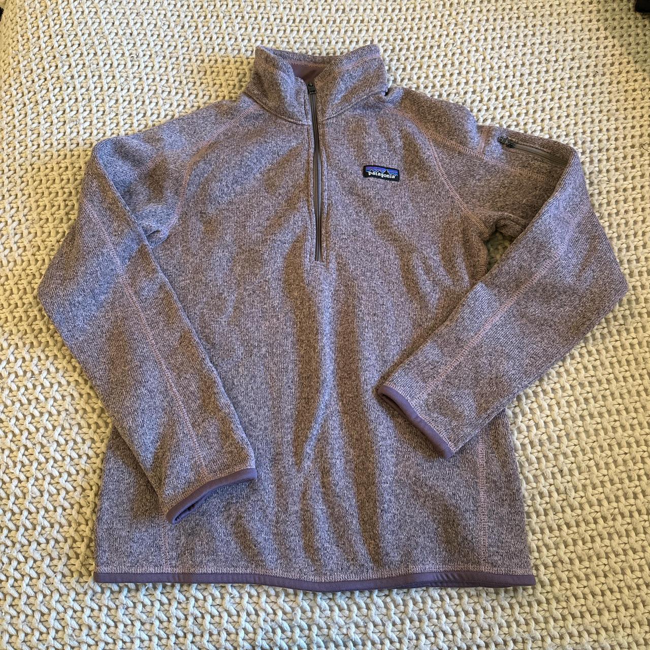 Patagonia fleece quarter zip Only worn once. Depop