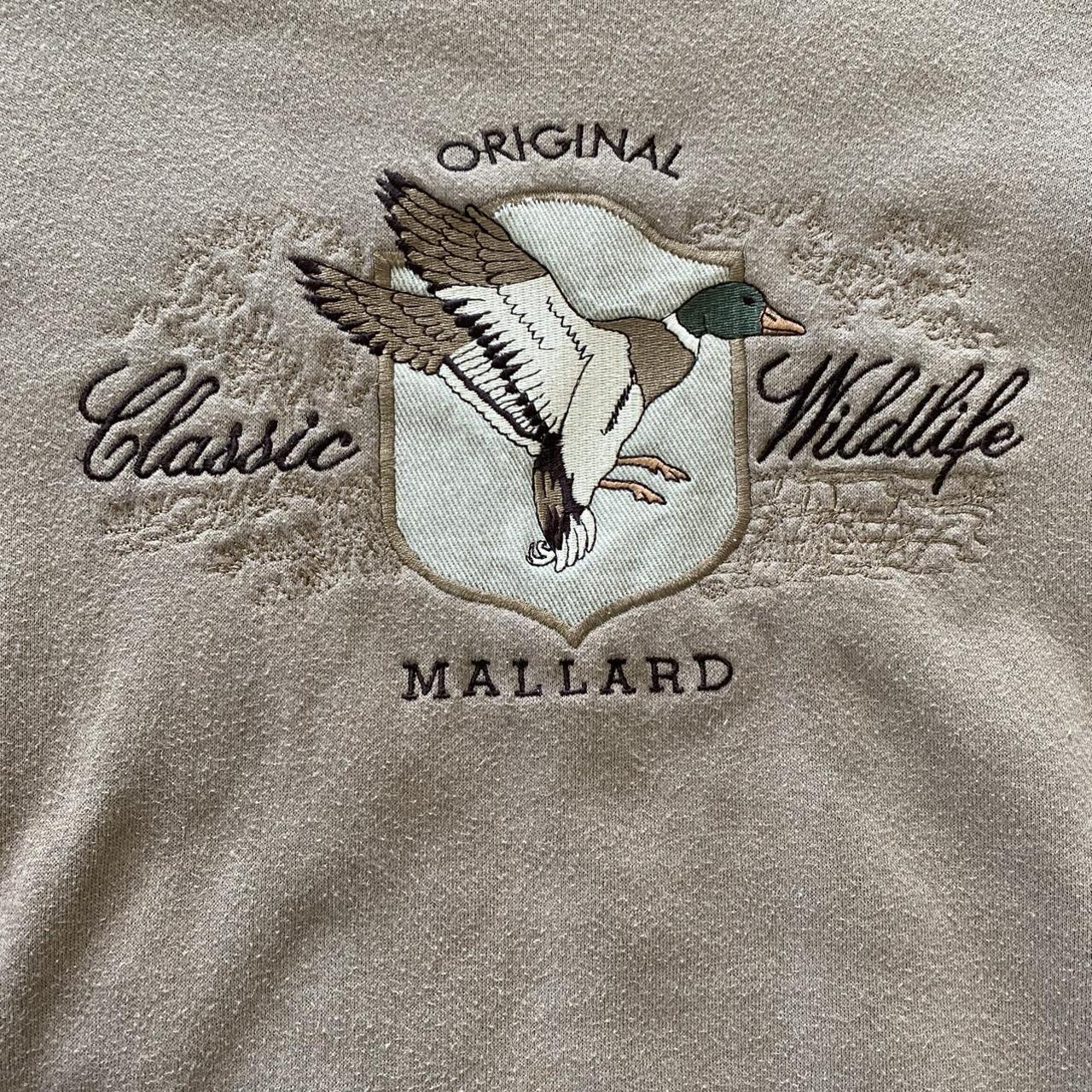 Vintage Mallard Duck Wild Life Crewneck Sweatshirt