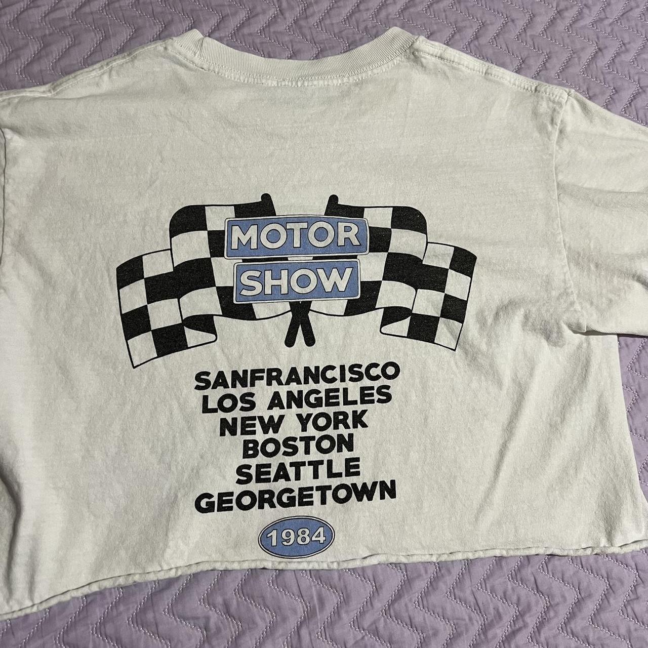 Brandy Melville car shirt cropped good... Depop