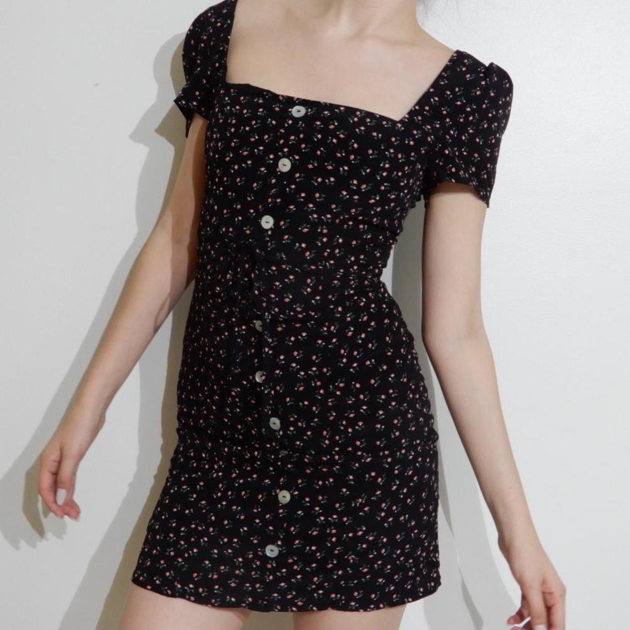 Princess Polly Women's Dress - Black - S – cutest floral babydoll mini dress the most …