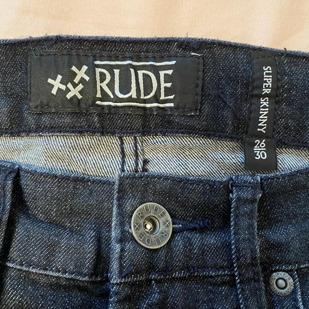 XXX RUDE SUPER SKINNY JEANS 🖤🩶 ☆ Used a couple of... - Depop