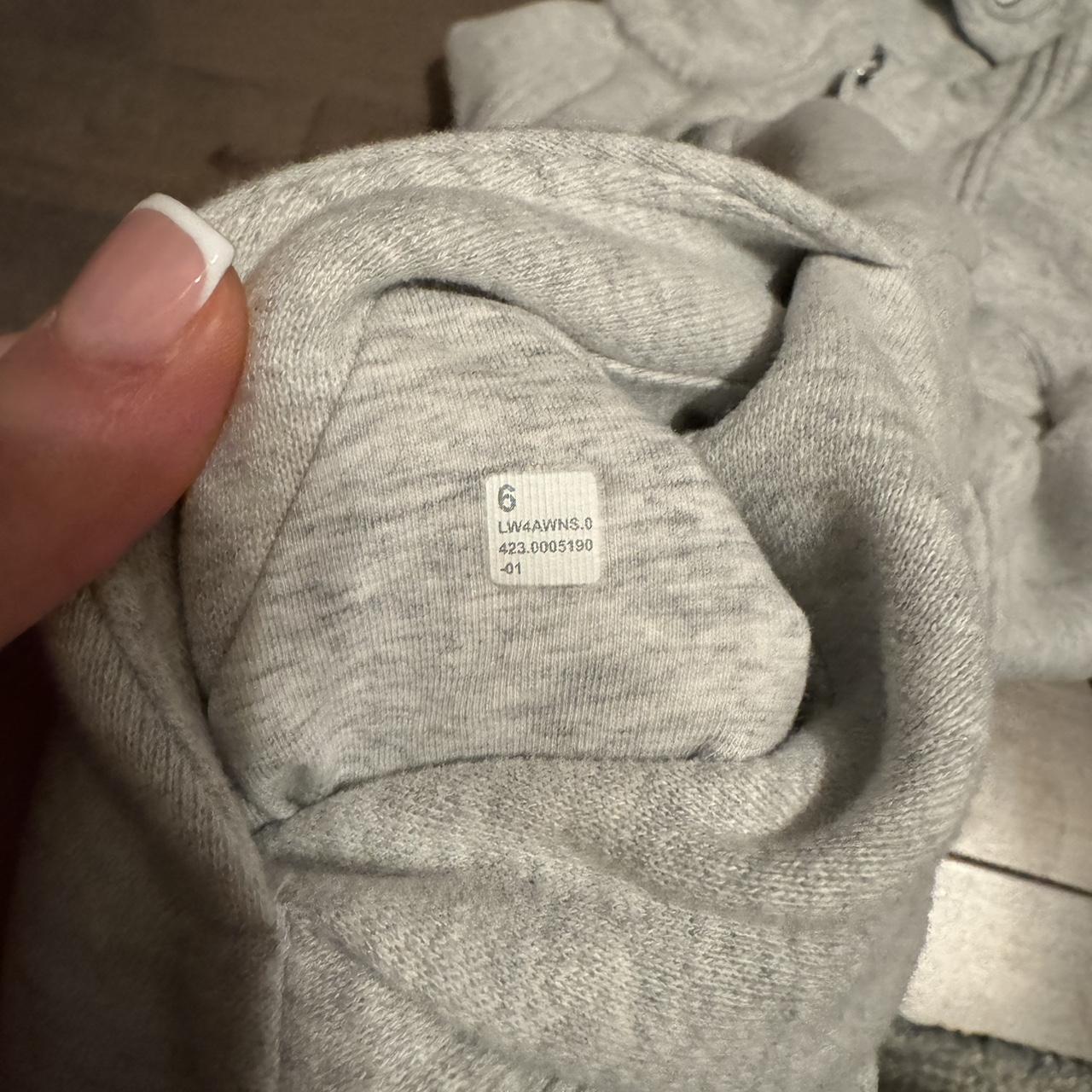 lululemon scuba full zip hoodie color: heathered - Depop