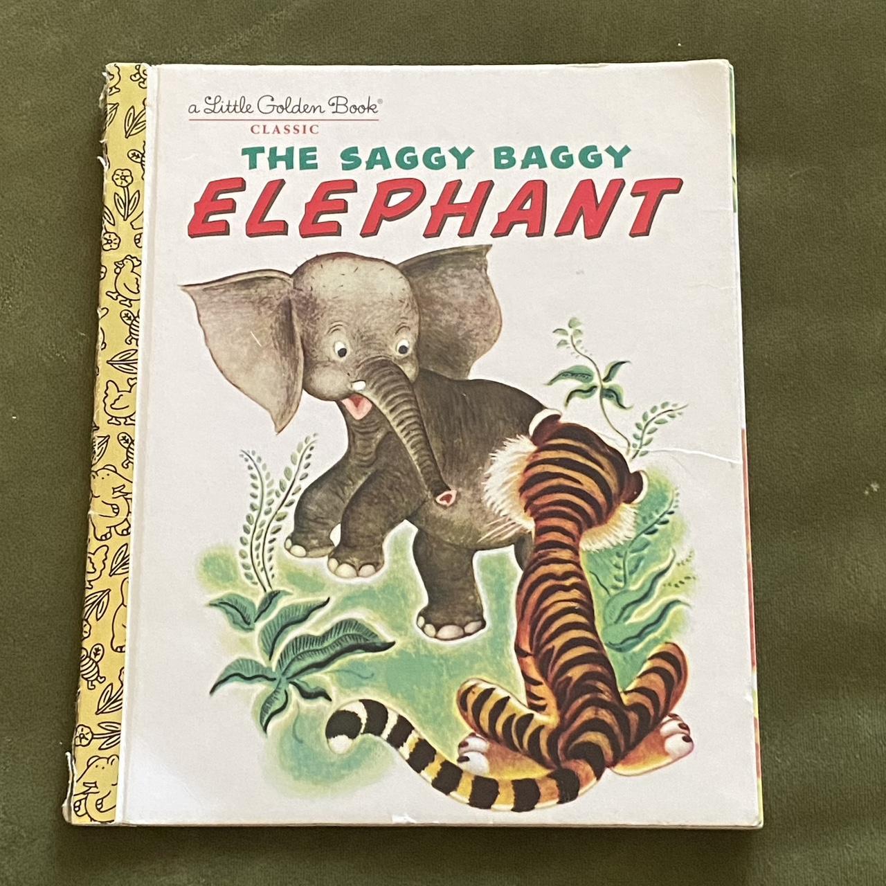 Vintage Little Golden Book The Saggy Baggy Elephant... - Depop