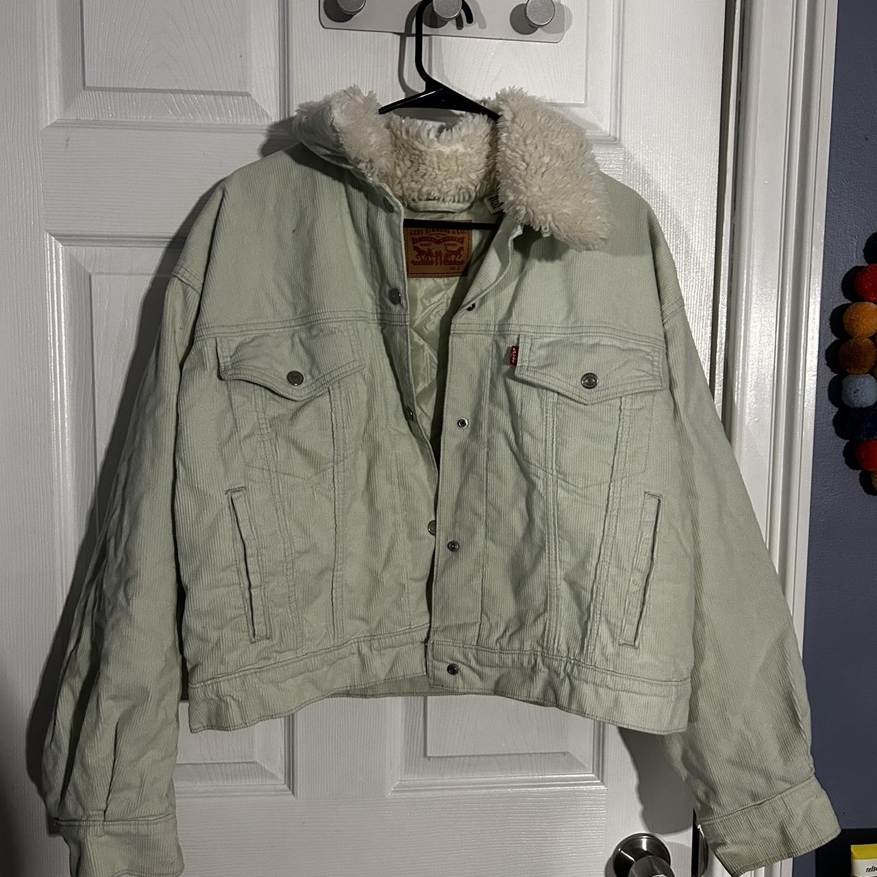 Levi's baggy sherpa best sale jacket