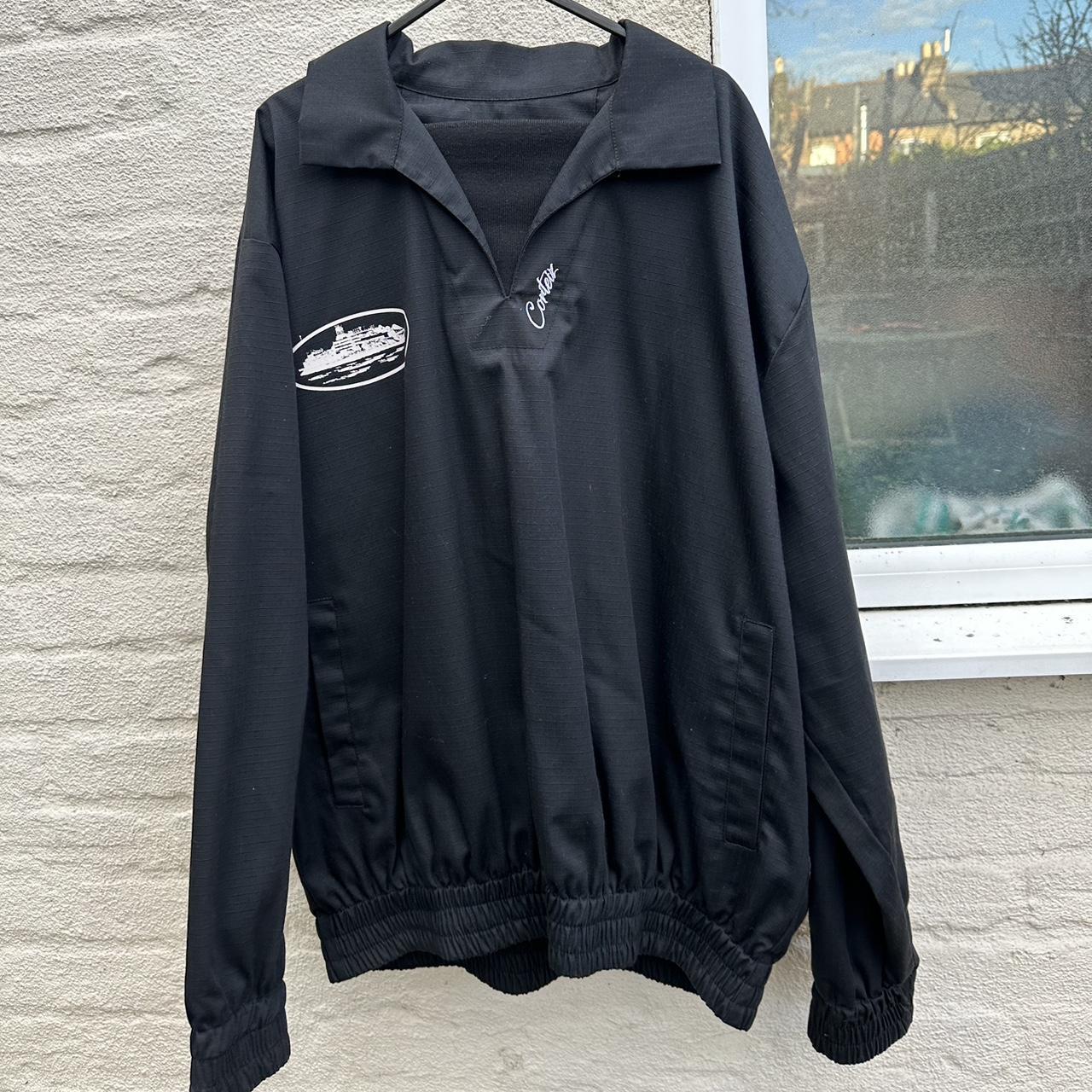 Corteiz, CRTZ RTW drill top in black with Alcatraz | Depop