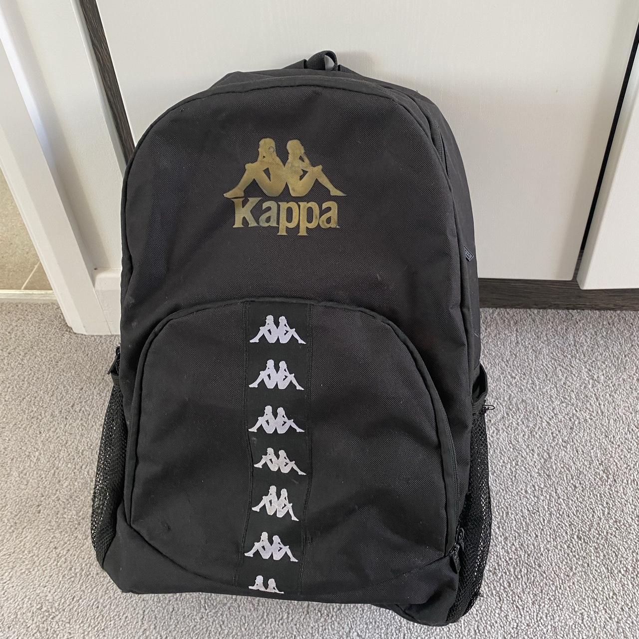Kappa rucksack/backpack, black and gold