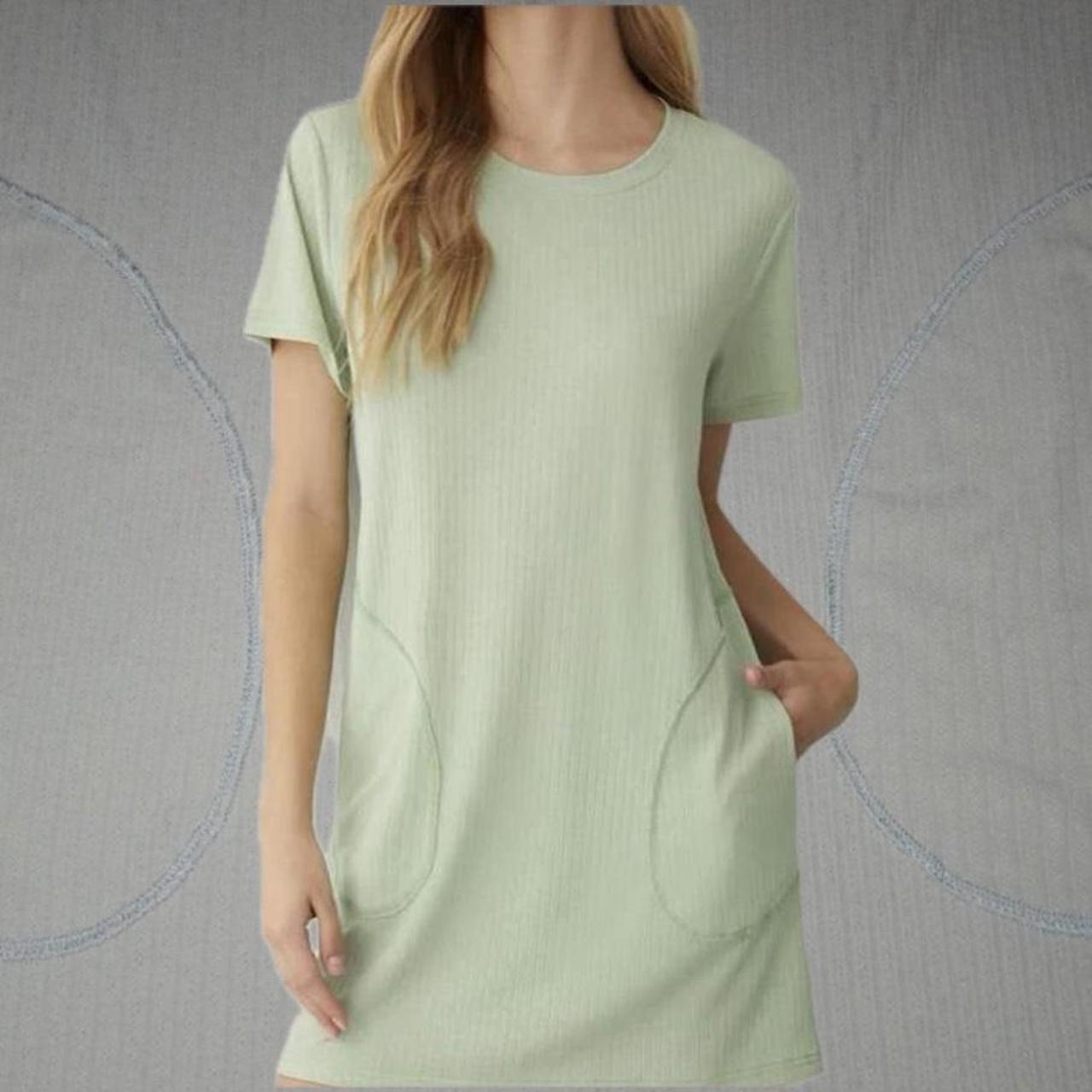 Light green shop t shirt dress