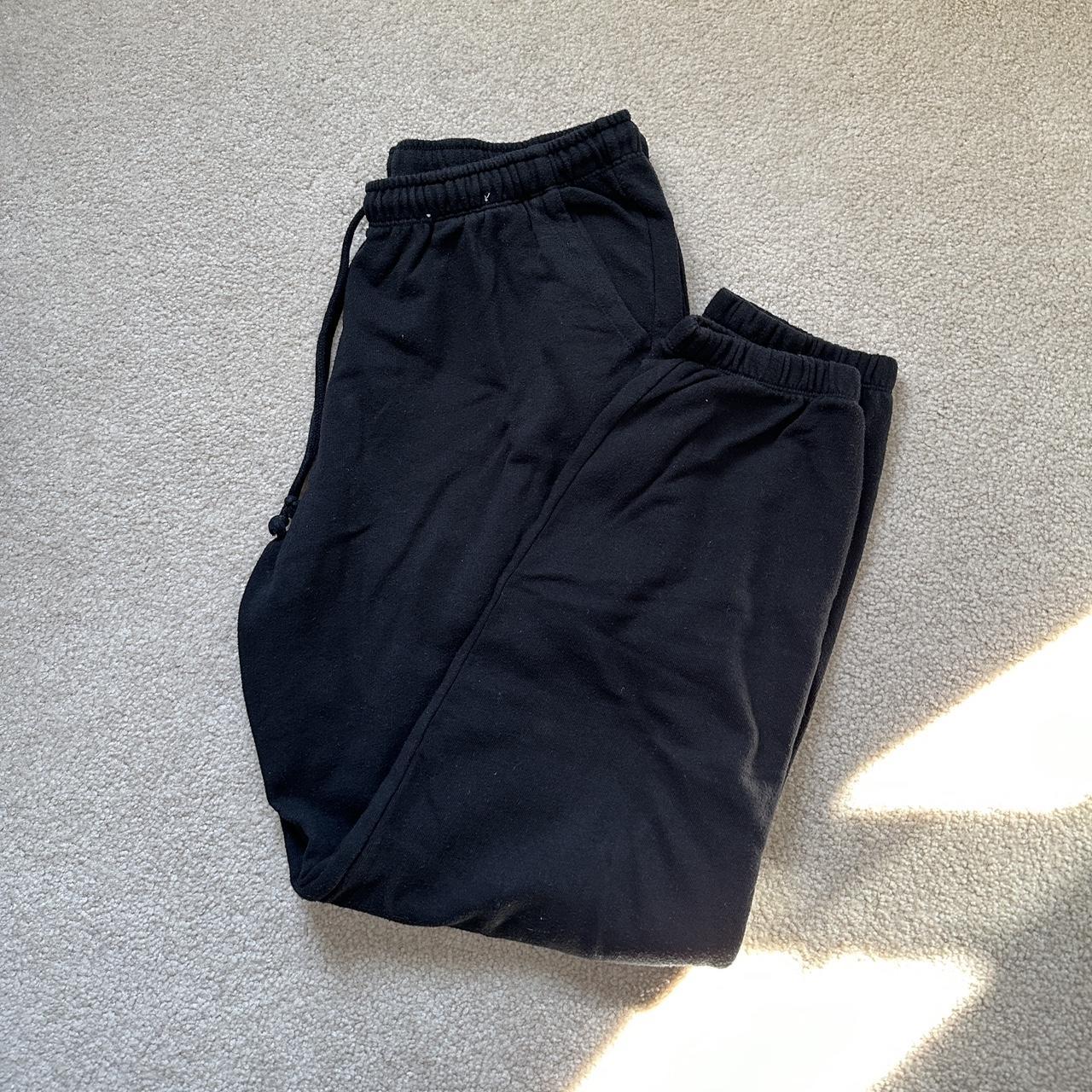 SO kohls black sweatpants size medium inseam