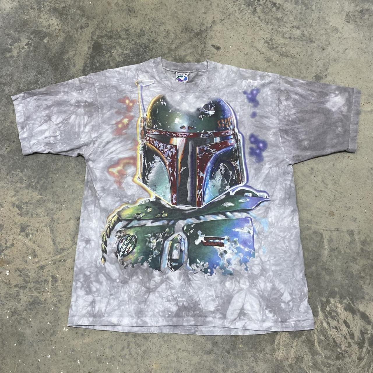 Vintage 90’s Liquid Blue Star Wars Boba Fett...