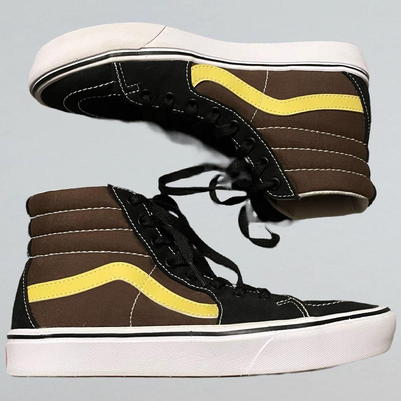 Vans Sk8 Hi Classic Shoes Men s size 8.5 Brown and. Depop