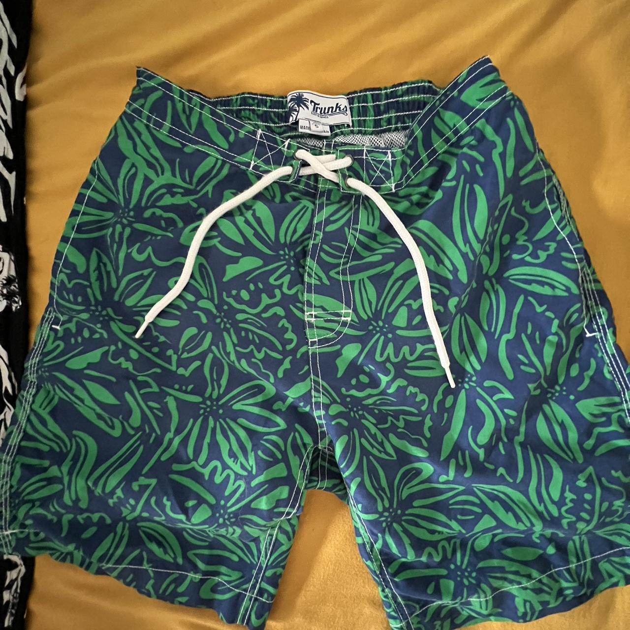 Women's Blue and Green Bottoms | Depop