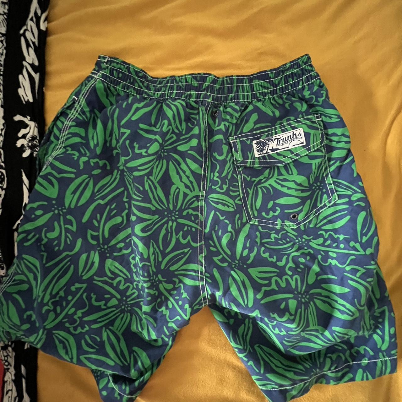 Women's Blue and Green Bottoms | Depop