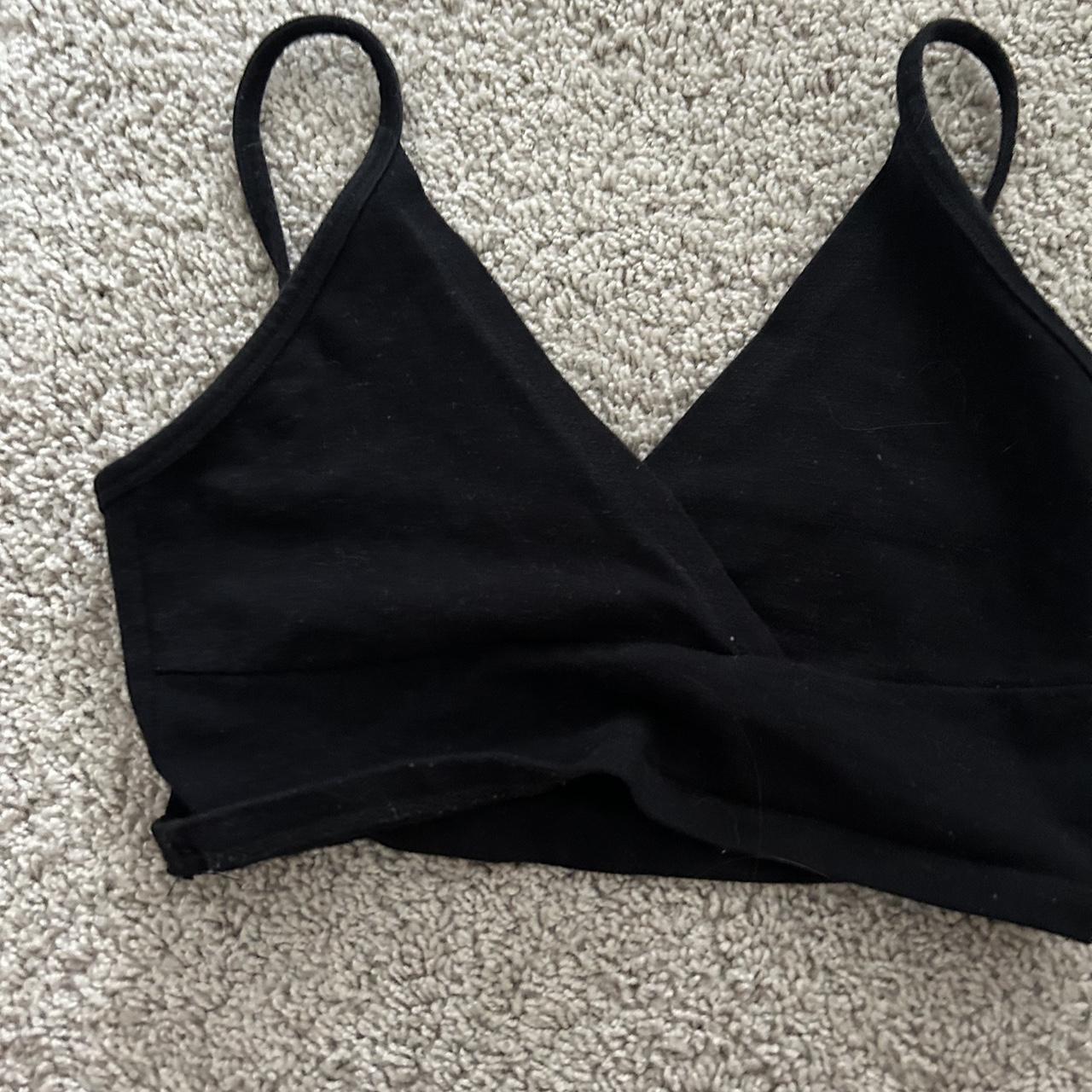 Brandy Melville Black Crop Top - Depop