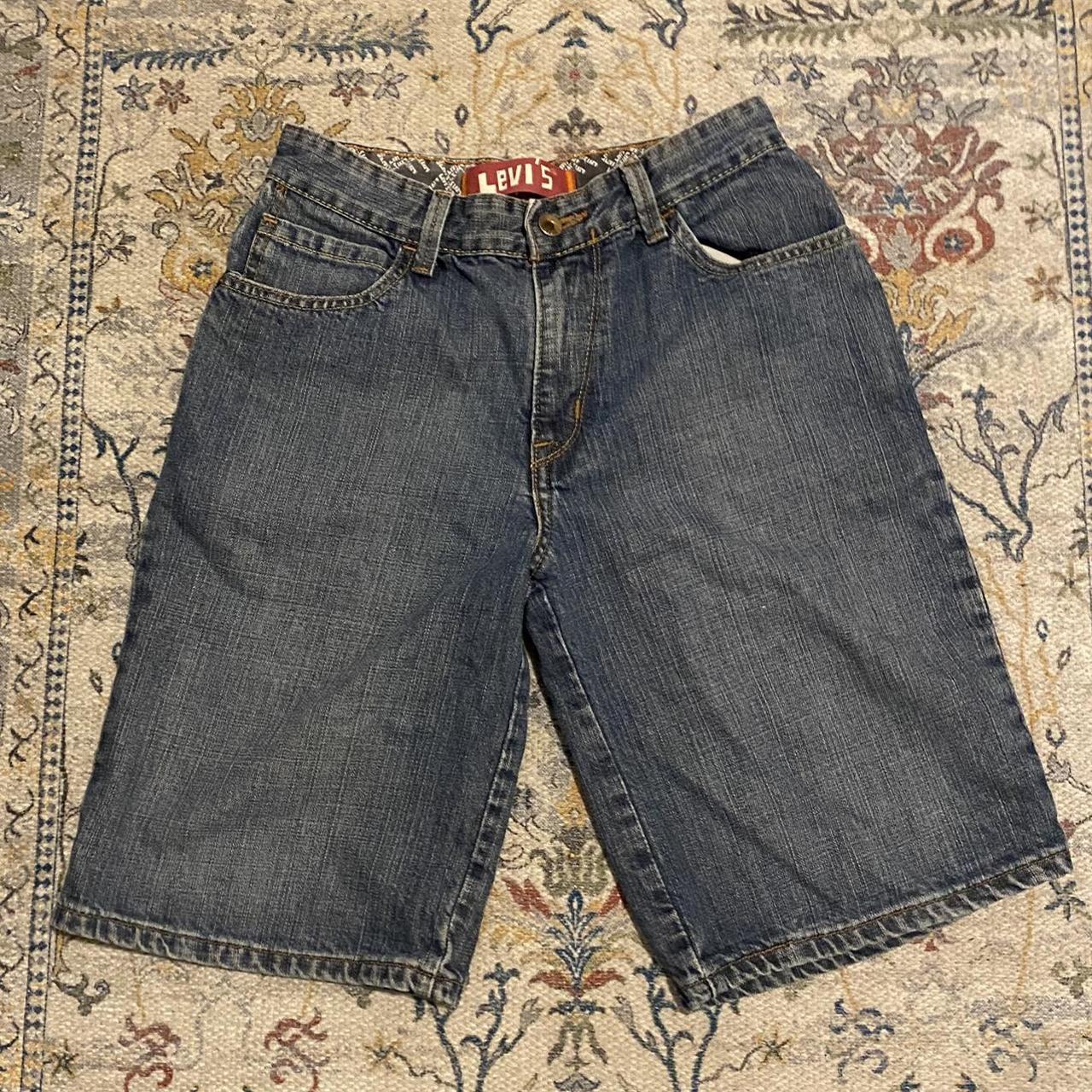 vintage levi’s jorts modeled on a 24-25’ waist size... - Depop