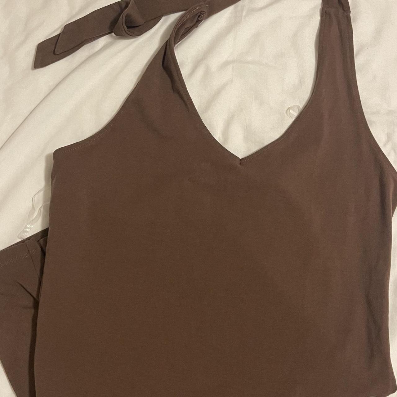 So Kohls Brown dress Never worn but not tags Depop