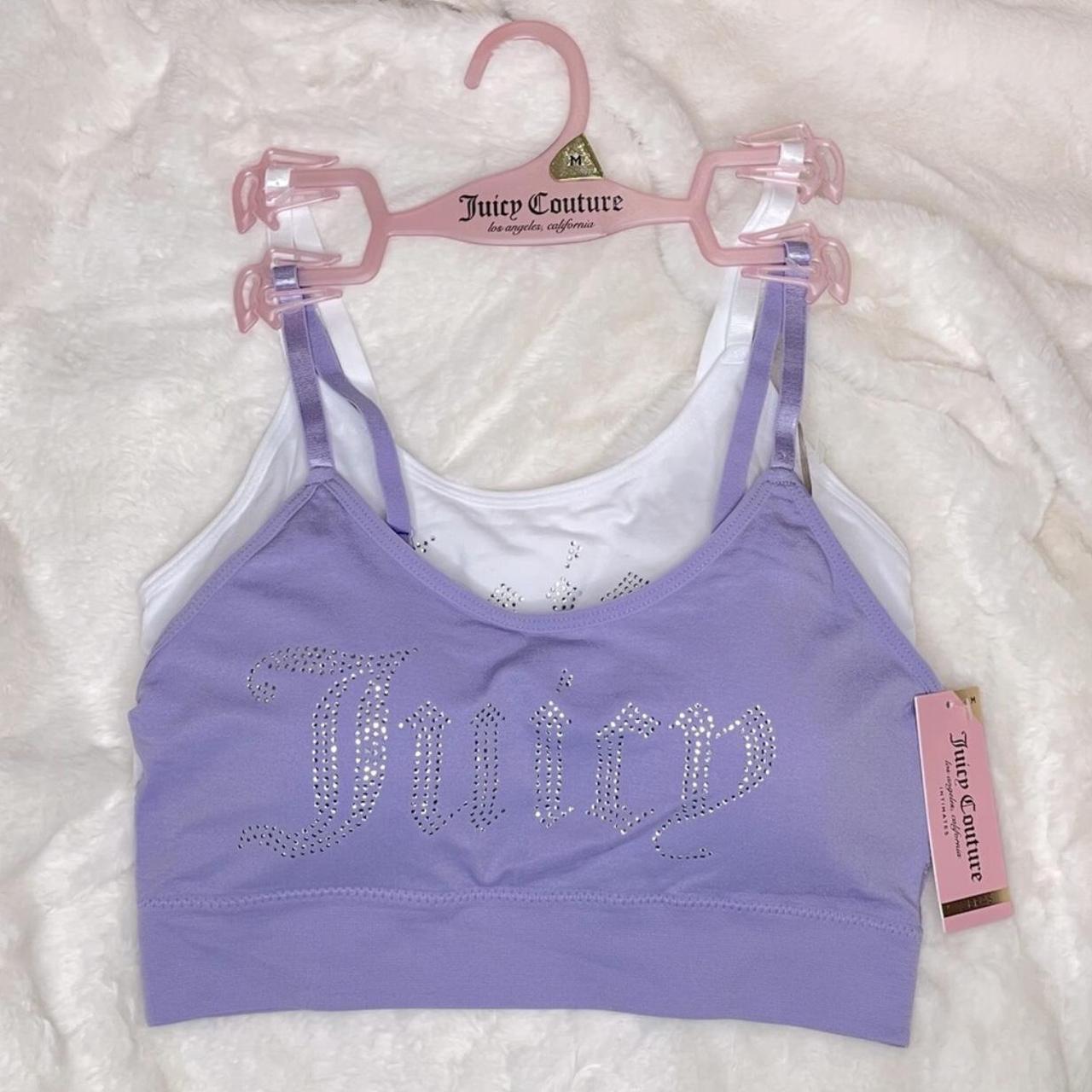 Juicy Couture, Tops, Juicy Couture Y2k Rhinestone Bedazzled Sports Bra