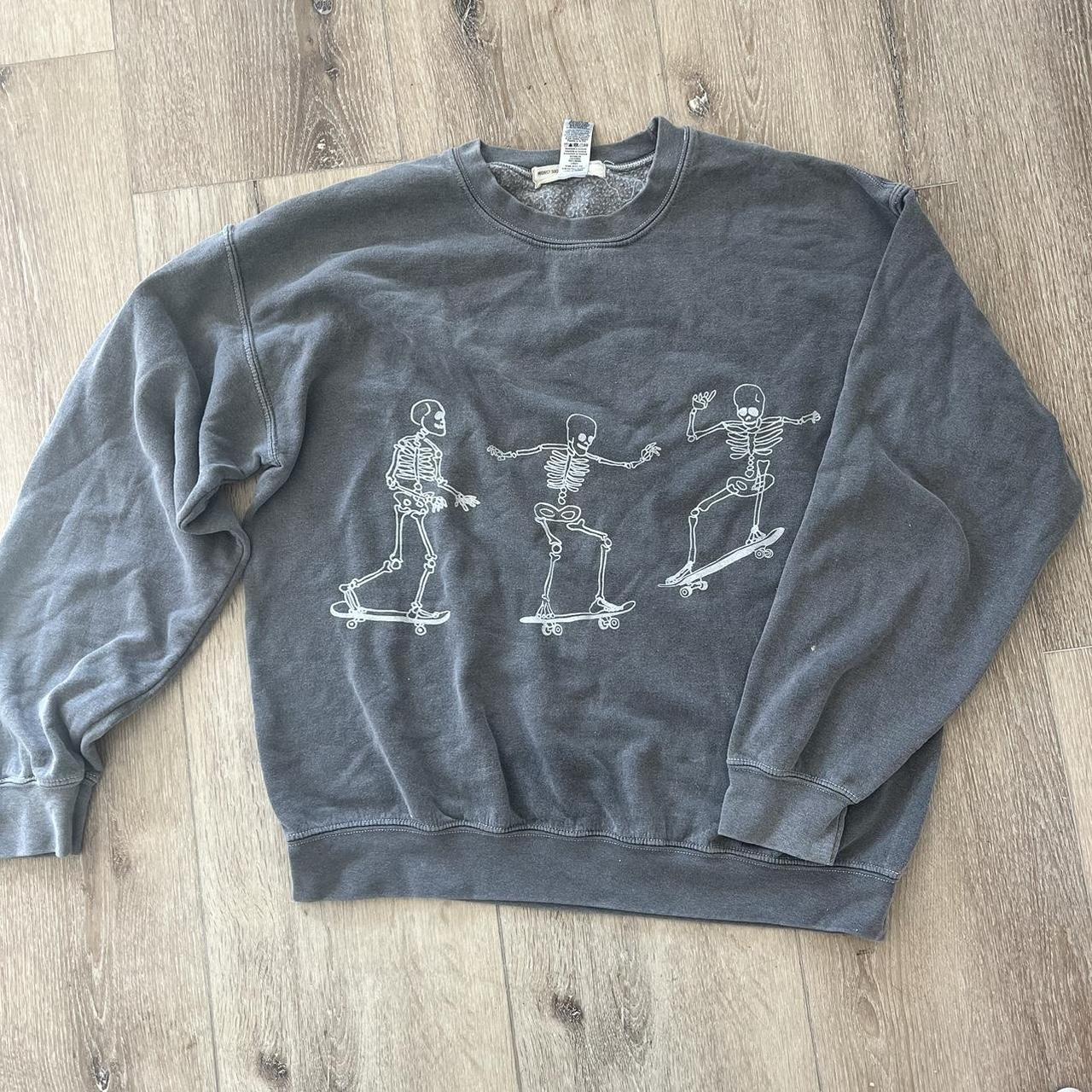 Skeleton crew neck urban outfitters Clearance