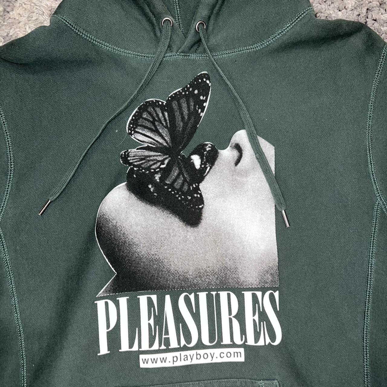 Pleasures Eat Playboy Green Hoodie newest Sweatshirt Size M New