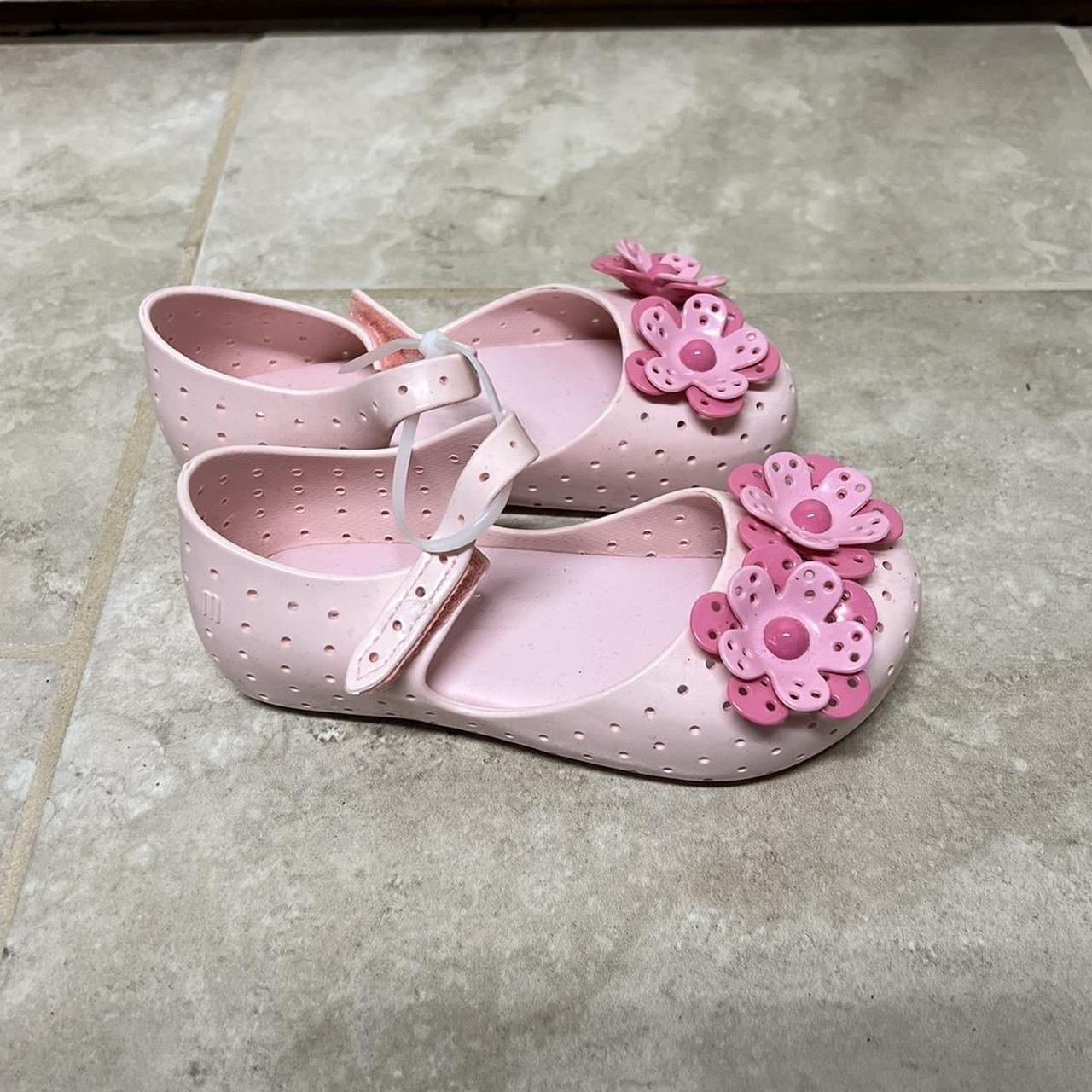 Mini melissa pink on sale sandals