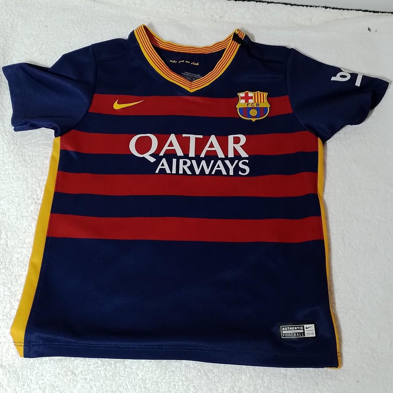 BARCELONA home jersey YOUTH 4-6 MONTHS Incredibly... - Depop