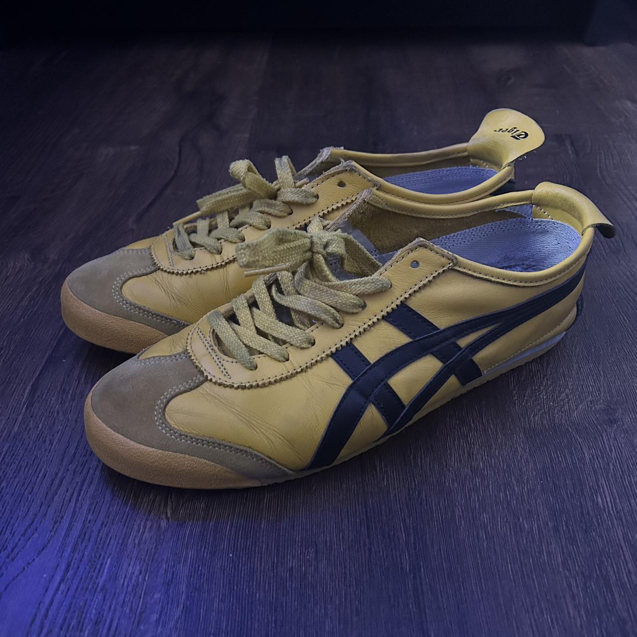 Used Yellow Kill Bill Onitsuka Tiger Size 10 Great... - Depop