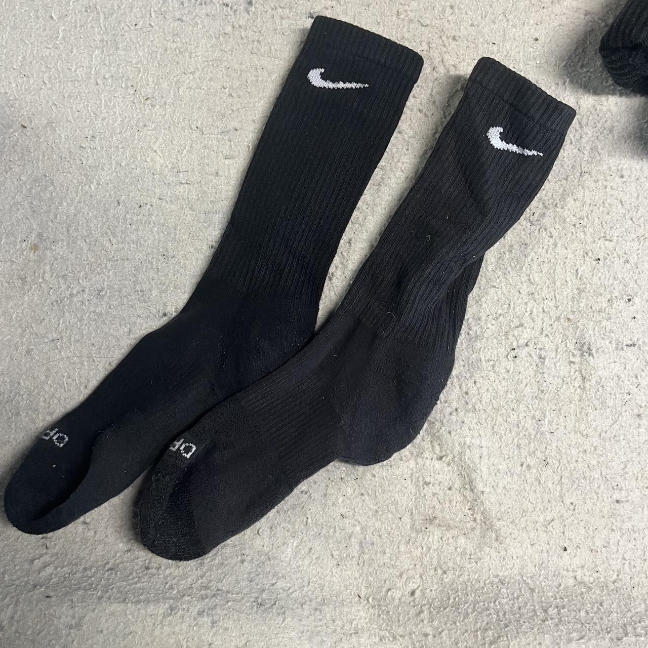 6 pack of black nike socks. out of package but never... Depop
